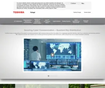 Toshiba.pt(Toshiba Portugal) Screenshot