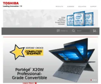 Toshibadirect.com(Buy Laptop Computer Systems and Accessories) Screenshot