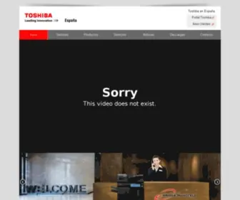 Toshibatec-Tsis.com(Web oficial Productos y Soluciones) Screenshot