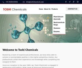 Toshichemicals.com(Toshi Chemicals) Screenshot