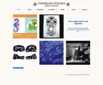 Toshikazu-Nozaka.com(TOSHIKAZU NOZAKA OFFICIAL WEBSITE) Screenshot