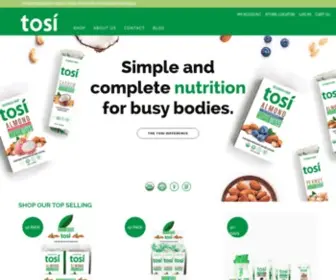 Tosi.com(Tosi Snacks) Screenshot