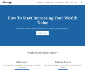 Tosinajy.com(Learn How To Increase Your Net Worth) Screenshot