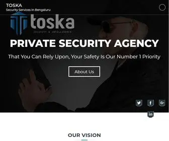 Toskasecurity.com(Security Services in Bengaluru) Screenshot