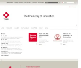 Tosoh.com(Chemicals) Screenshot