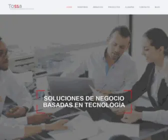 Tossa.com.mx(Tecnología Orientada al Servicio) Screenshot