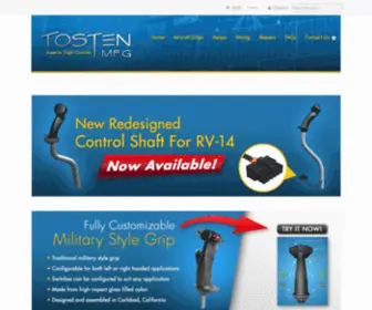 Tostenmfg.com(Tosten Manufacturing) Screenshot