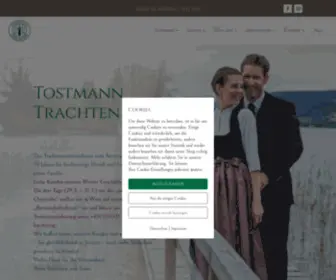 Tostmann.at(Tostmann Trachten) Screenshot