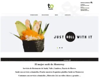 Tosushi.com.mx(Menú Tosushi) Screenshot