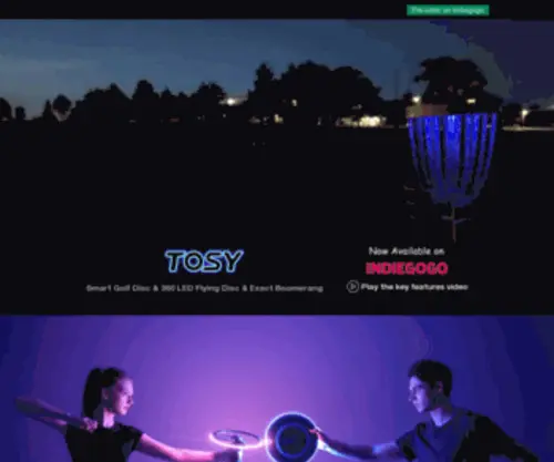 Tosy.com(TOSY-Robots for Life) Screenshot