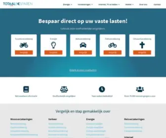 Totaalbesparen.com(100% onafhankelijk energie & verzekeringen vergelijken) Screenshot
