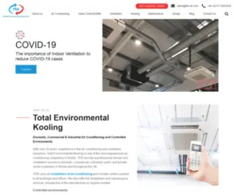Total-Environmental.co.uk(Air Conditioning Installation Company) Screenshot