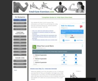 Total-GYM-Exercises.com(Total Gym Exercises) Screenshot