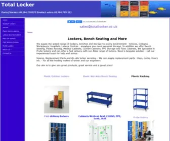 Total-Locker.co.uk(Lockers) Screenshot