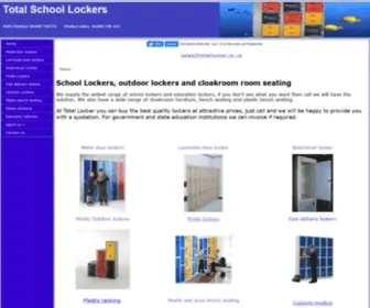 Total-School-Lockers.co.uk(Lockers) Screenshot