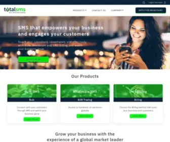 Total-SMS.com(Bulk SMS Service) Screenshot