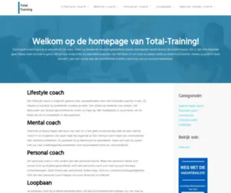 Total-Training.nl(Welkom op de homepage van Total) Screenshot