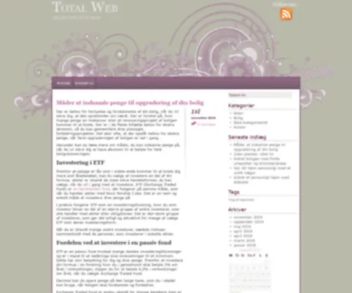 Total-Web.dk(Masser af boliginspiration) Screenshot