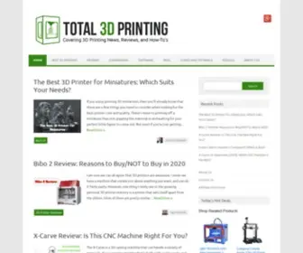 Total3Dprinting.org(Covering 3D Printing News) Screenshot