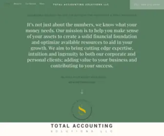 Totalaccountingsolutionsllc.com(Tax Preparation) Screenshot