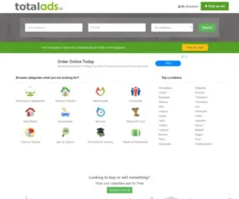 Totalads.in(Free Classifieds in India) Screenshot