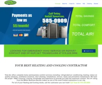 Totalairep.com(Total Air) Screenshot