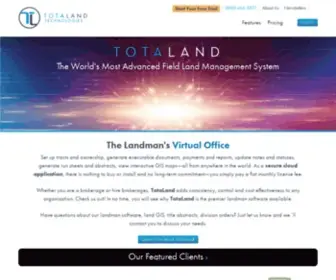 Totaland.com(TotaLand Technologies) Screenshot