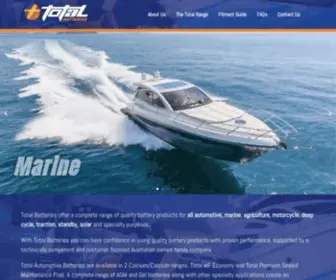 Totalbatteries.net.au(Total Batteries) Screenshot