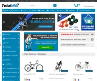 Totalbike.rs(Prodaja bicikla) Screenshot