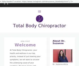 Totalbodychiropractor.com(Total Body Chiropractic) Screenshot