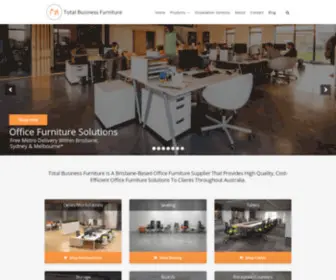 Totalbusinessfurniture.com.au(Office Furniture & Fitout Solutions) Screenshot