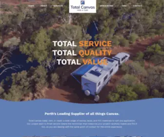 Totalcanvas.com.au(Totalcanvas) Screenshot
