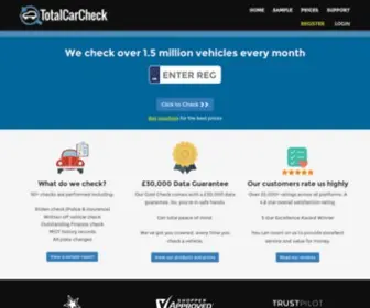 Totalcarcheck.co.uk(Total Car Check) Screenshot