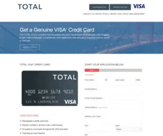 Totalcardvisa.com(Total Card VISA) Screenshot