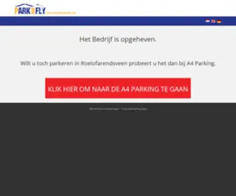 Totalcareparking.nl(Bij Park and Fly reserveert u als zakelijke of particuliere (lucht)) Screenshot