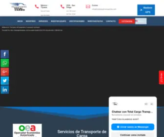 Totalcargotransportes.com(Total Cargo Transportes) Screenshot