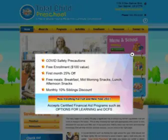 Totalchildpreschool.com(Total Child Preschool) Screenshot