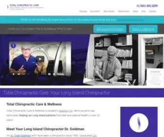 Totalchiro.com(Chiropractor in Medford) Screenshot