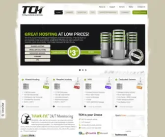 Totalchoicehosting.com(Total Choice Hosting) Screenshot