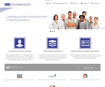 Totalcompnet.com(Total Compliance Network Drug Free Workplace) Screenshot