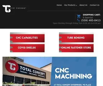 Totalconceptent.com(Total Concept Enterprises) Screenshot