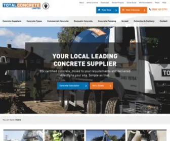 Totalconcrete.co.uk(Concrete in Woking) Screenshot