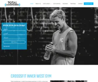 Totalconditioning.com.au(Total Conditioning) Screenshot