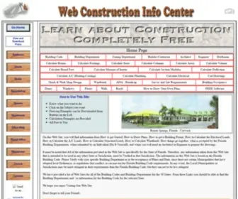 Totalconstructionhelp.com(Web Construction Info Center) Screenshot