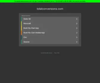 Totalconversions.com(Totalconversions) Screenshot