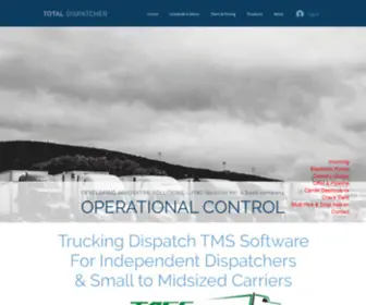 Totaldispatcher.com(Trucking Dispatch Software) Screenshot