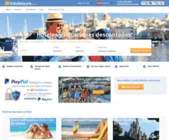 Totaleisure.com(Big savings on 250000 hotels and all) Screenshot