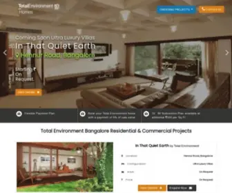 Totalenvironmentbangalore.com(Total Environment Bangalore) Screenshot