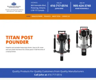 Totalequipmentsales.ca(Total Equipment Sales Inc) Screenshot