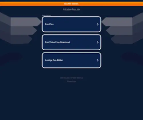 Totaler-Fun.de(This domain may be for sale) Screenshot